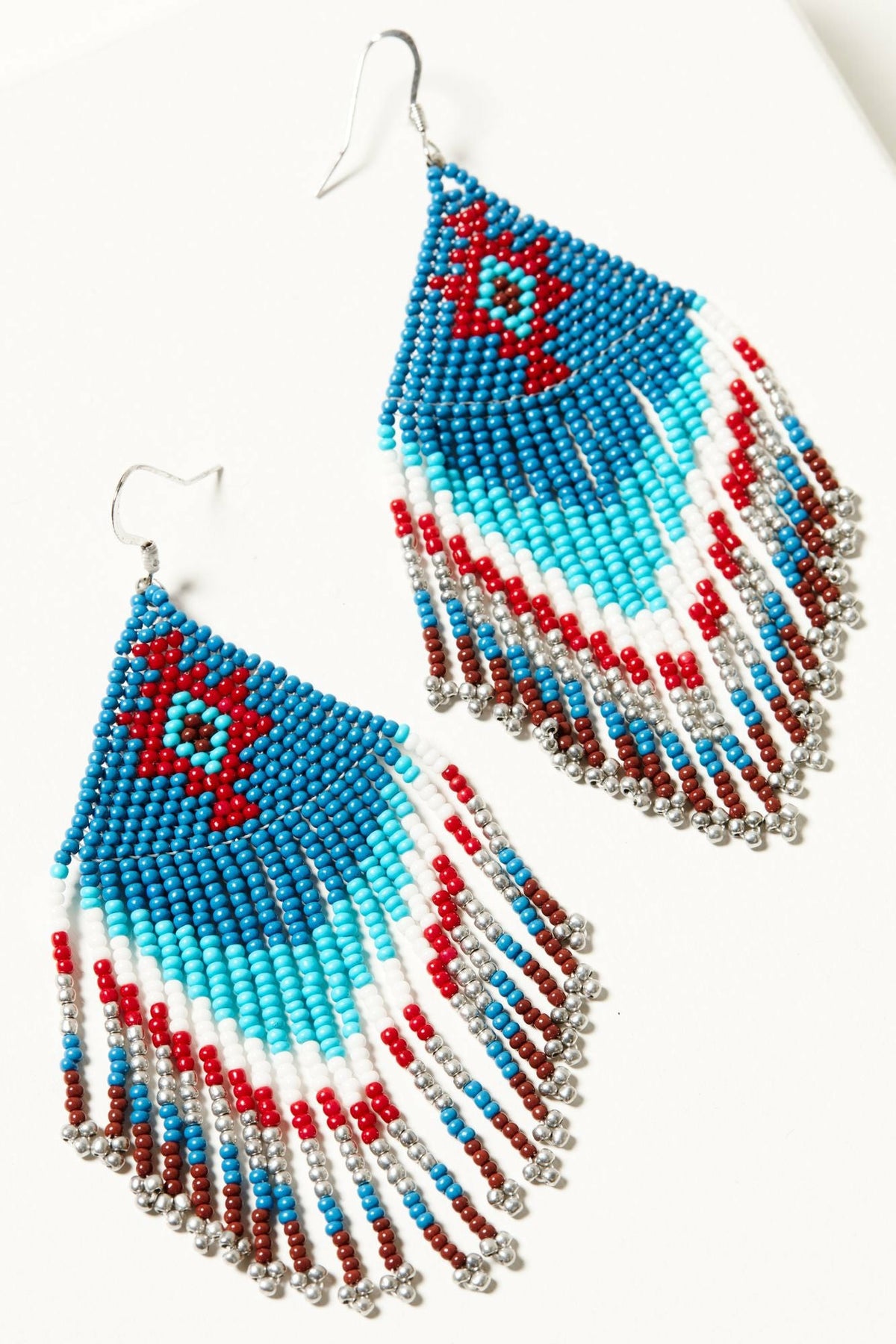 Women Blueridge Antique Seed Bead Fringe Earrings | Idyllwind