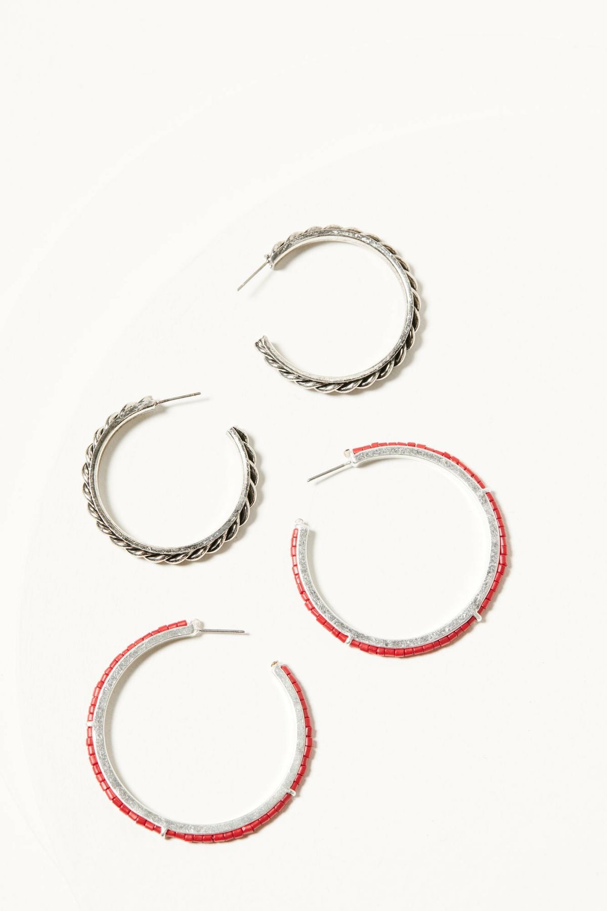 Women Ethel Antique Hoop Earring Set - 2 Piece | Idyllwind