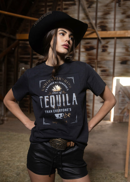 Women Shot Of Tequila Short Sleeve Graphic Tee | Idyllwind