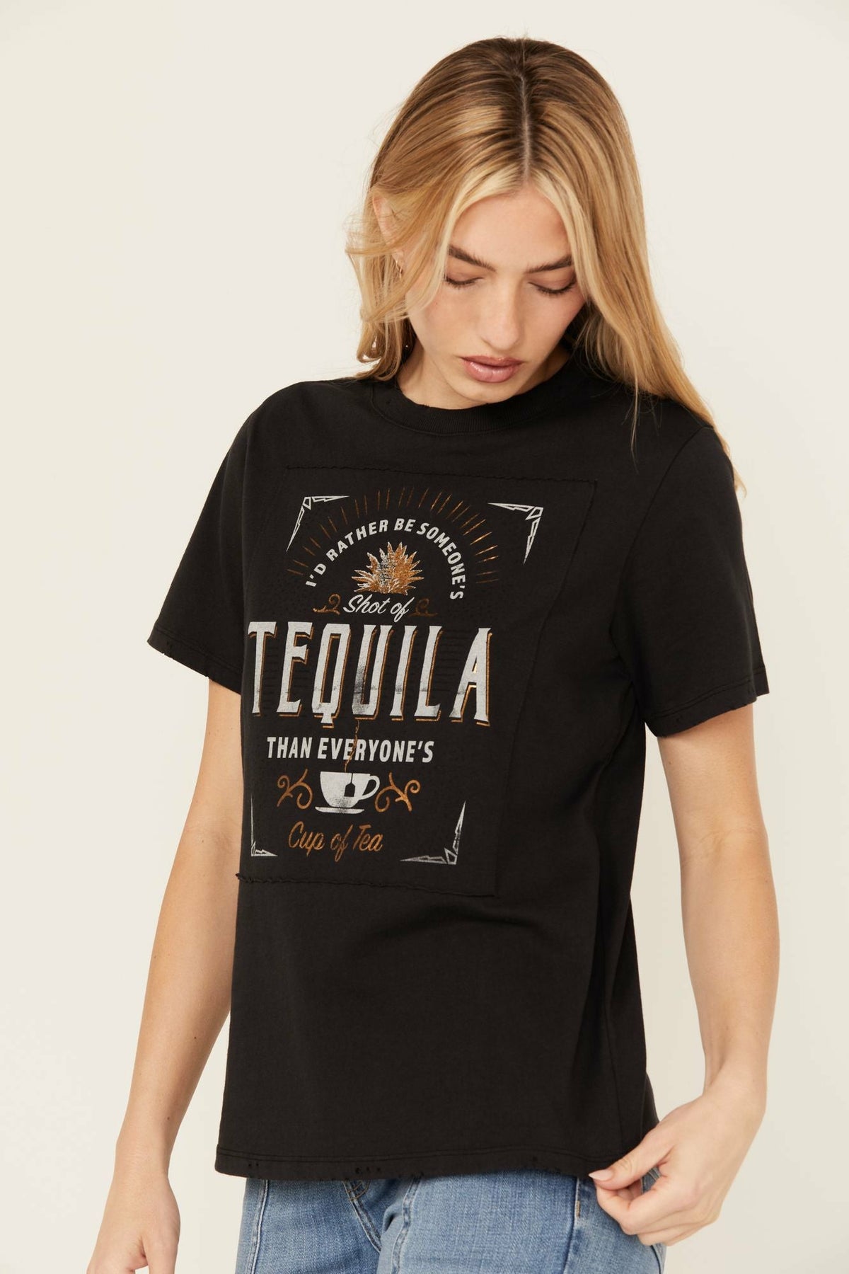 Women Shot Of Tequila Short Sleeve Graphic Tee | Idyllwind