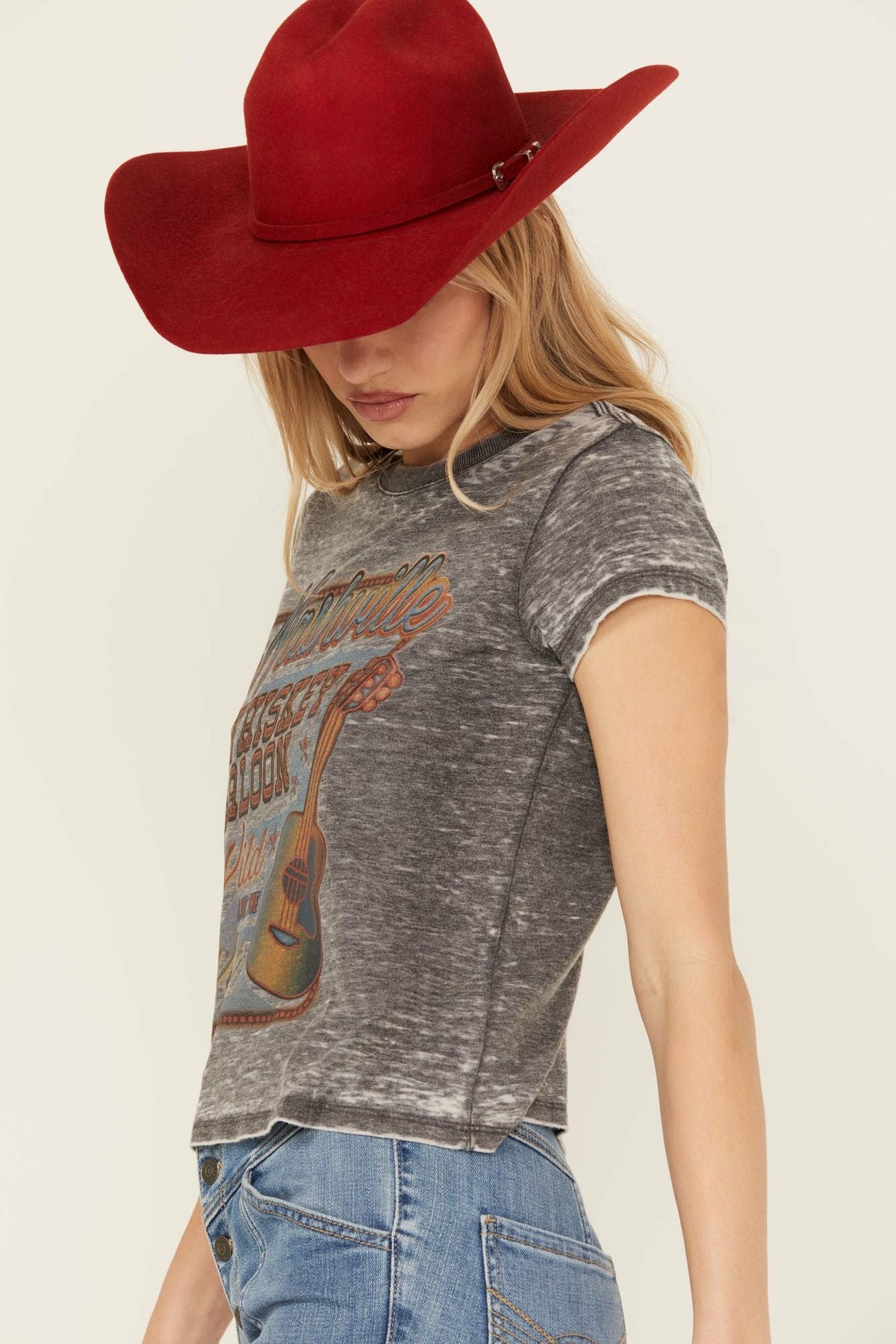 Women Nashville Whiskey Saloon Short Sleeve Graphic Tee | Idyllwind