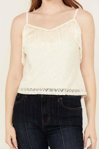 Women Redmond Lace Fringe Cami | Idyllwind