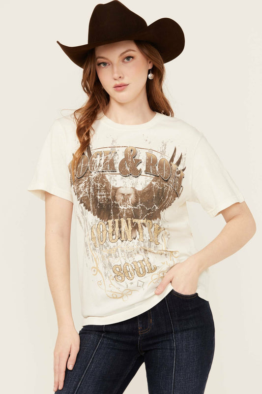 Women Rock & Roll Country Soul Short Sleeve Graphic Tee | Idyllwind