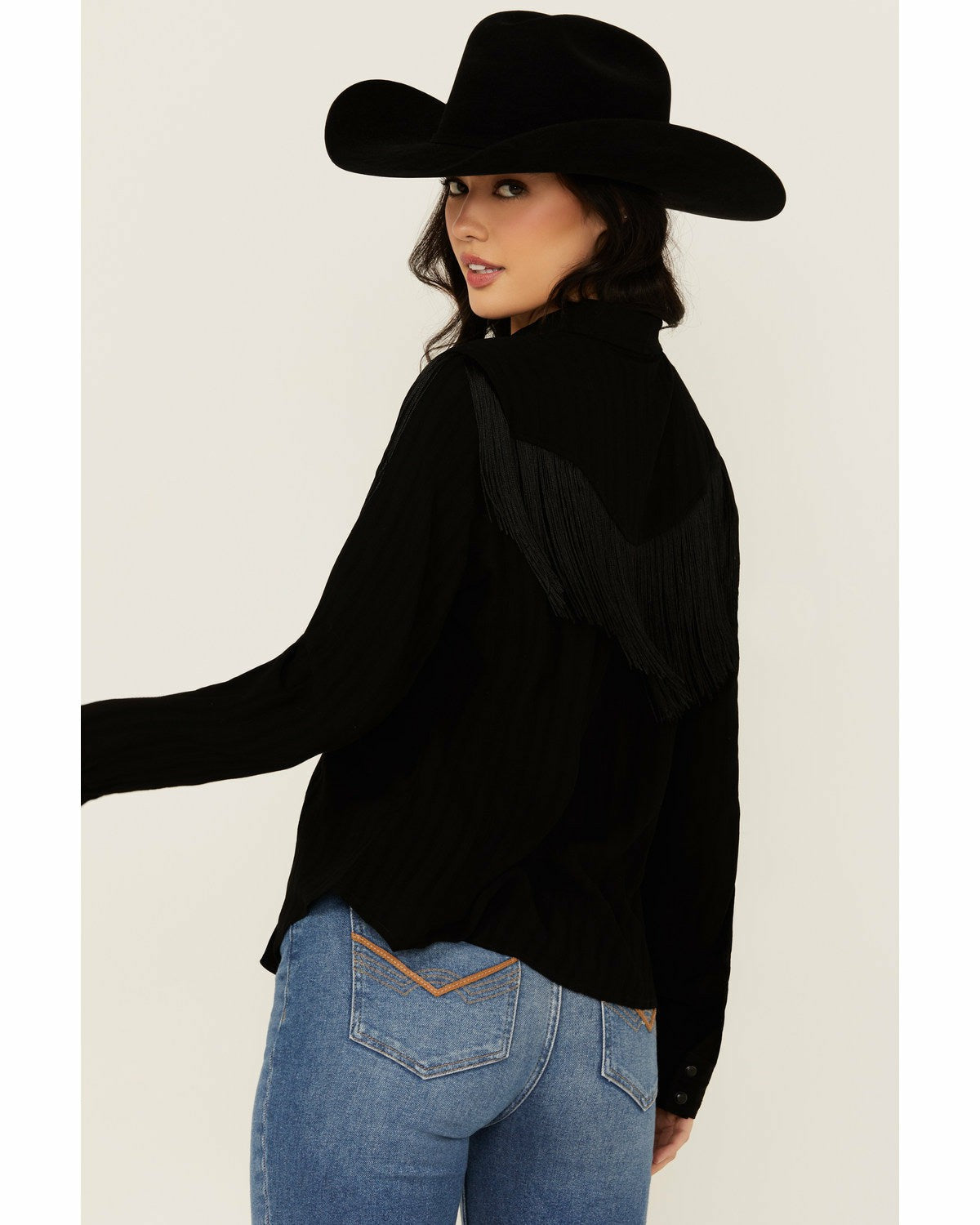 Women Etta Fringe Long Sleeve Snap Western Shirt | Idyllwind