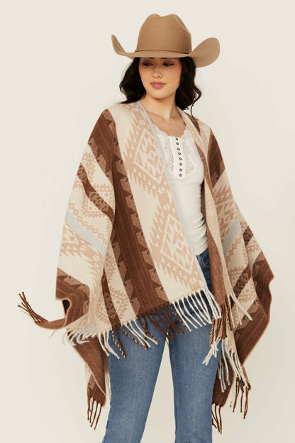 Women Edsel Southwestern Print Shawl | Idyllwind