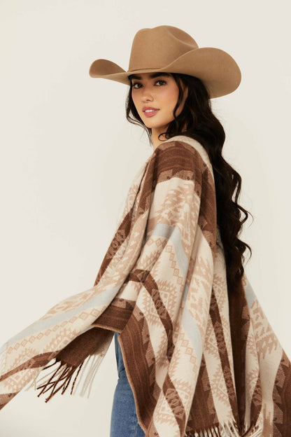 Women Edsel Southwestern Print Shawl | Idyllwind