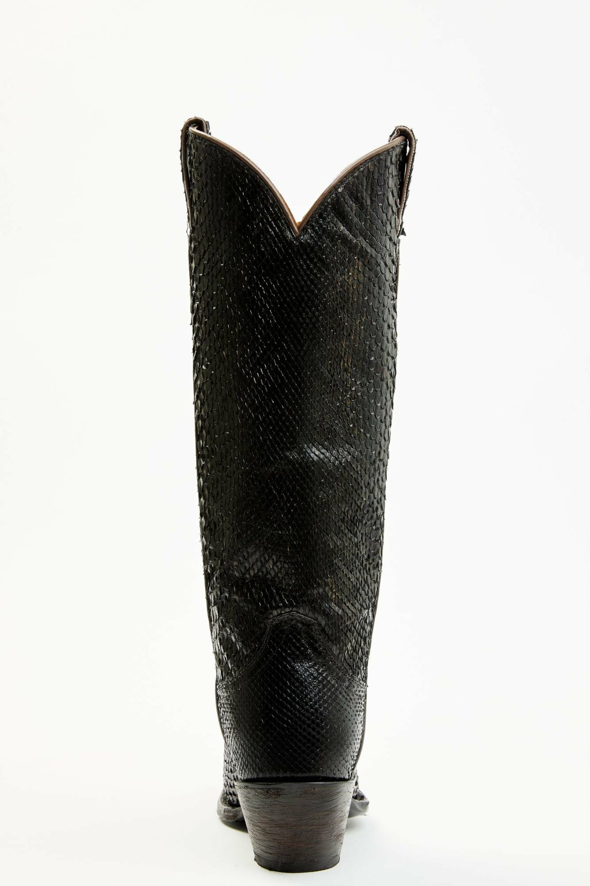Women Slay Black Python Tall Western Boots - Snip Toe | Idyllwind