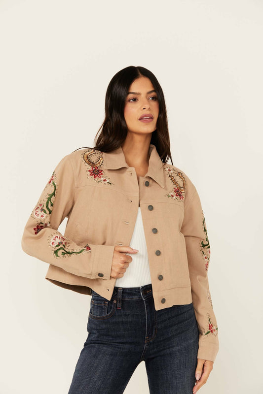 Women Western Embellished Lightweight Jacket | Idyllwind