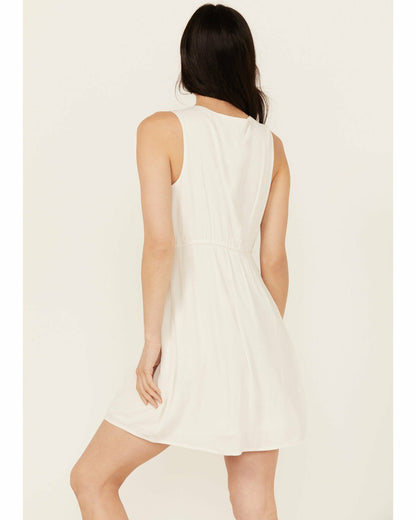 Women Winfrey Criss Cross Front Embellished Dress | Idyllwind