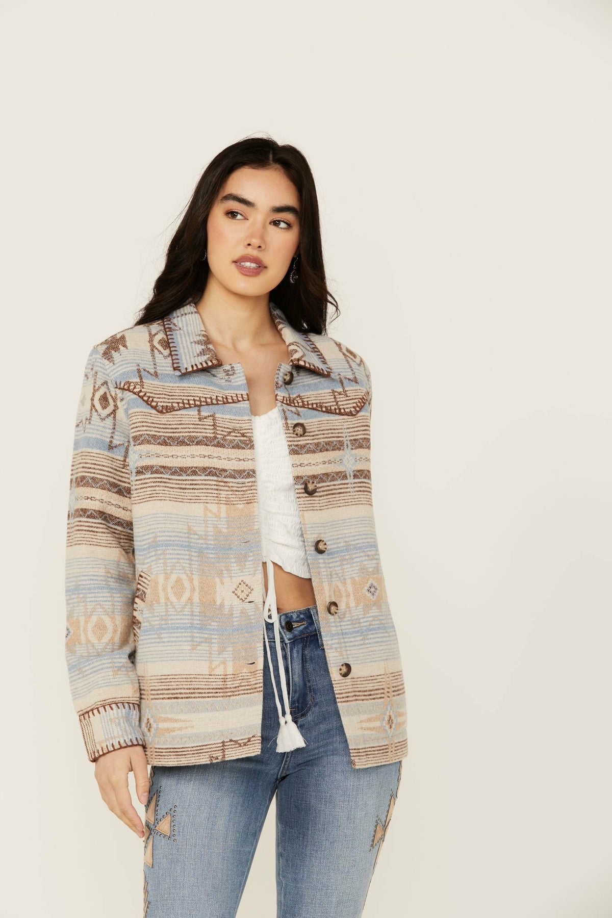 Women Hickorydale Southwestern Print Shacket | Idyllwind