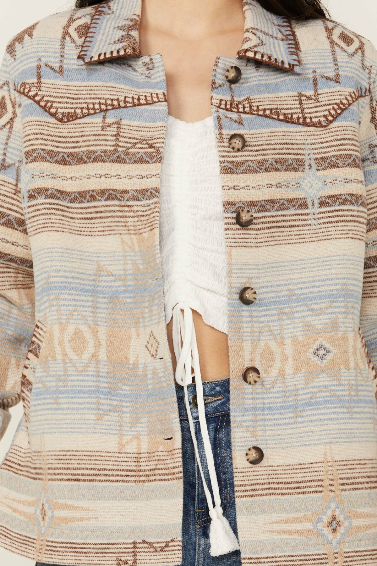 Women Hickorydale Southwestern Print Shacket | Idyllwind