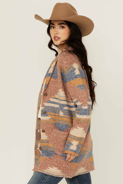 Women Crosswind Southwestern Print Cardigan | Idyllwind