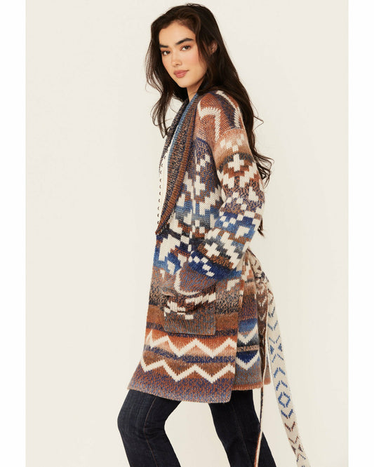 Women Myhr Southwestern Print Cardigan | Idyllwind