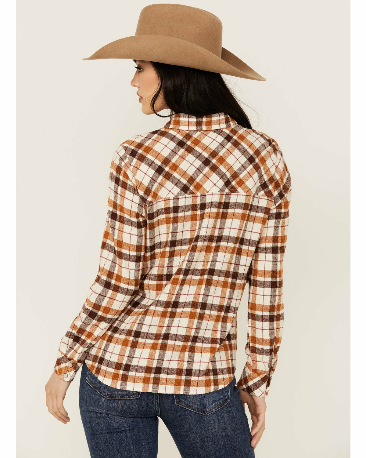 Women Binkley Featherlight Plaid Print Pearl Snap Western Shirt | Idyllwind