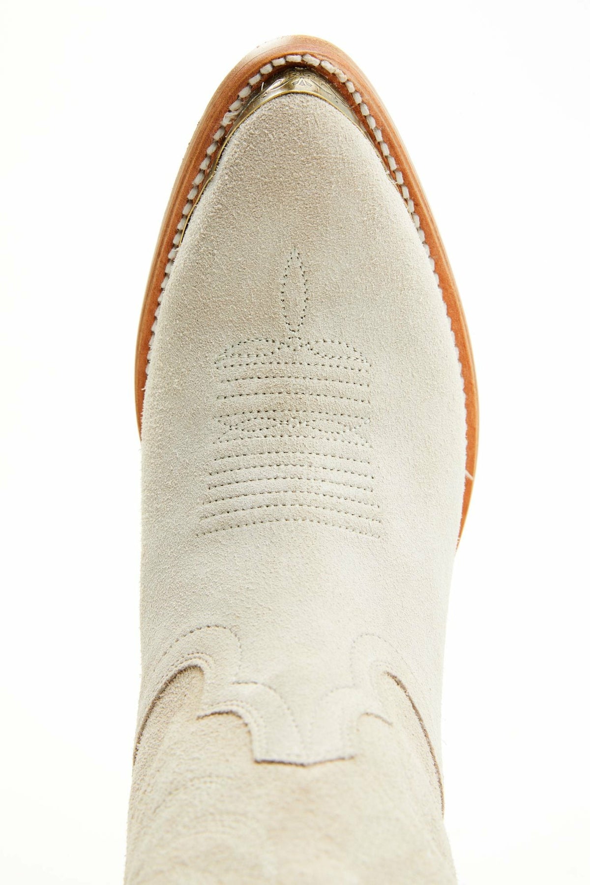 Women Wheels Ivory Suede Western Booties - Round Toe | Idyllwind