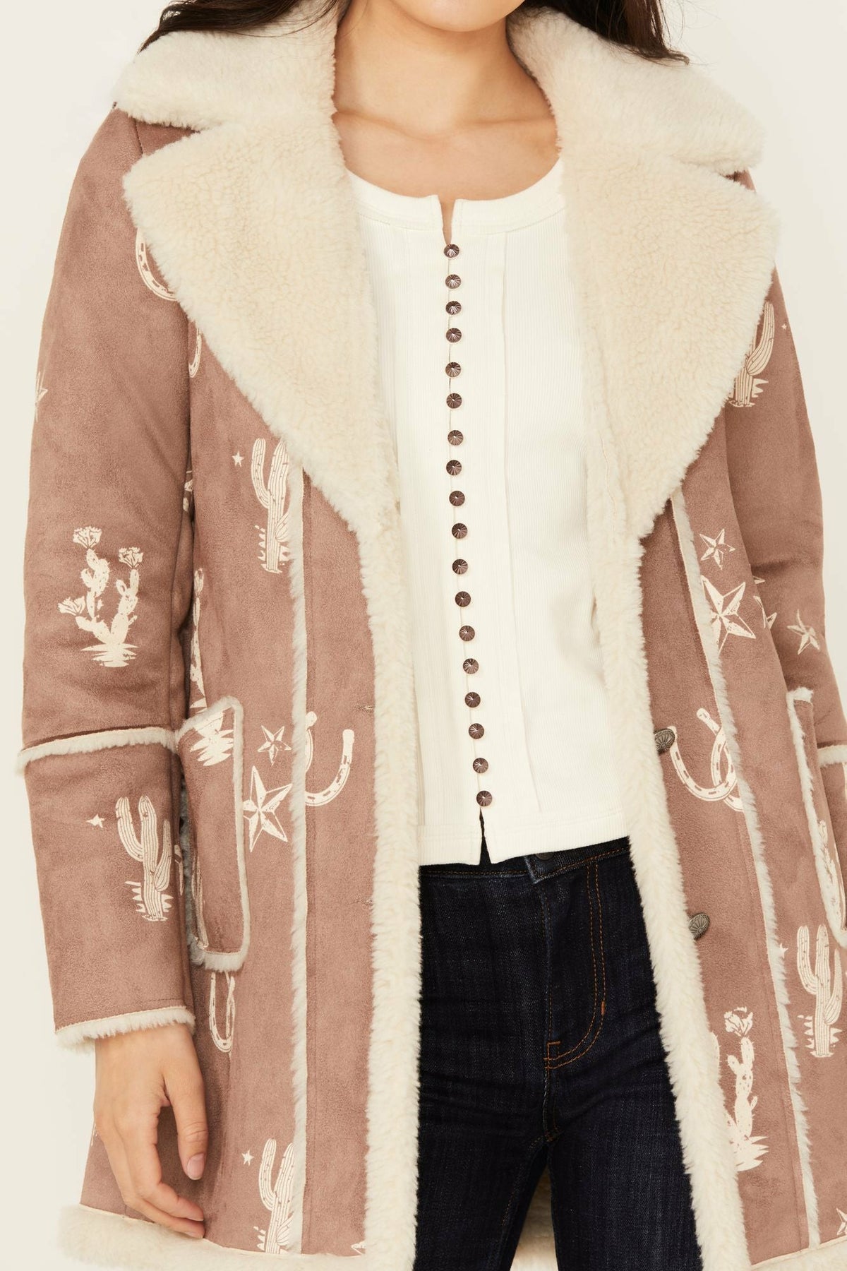 Women Spicewood Faux Suede & Shearling Coat | Idyllwind