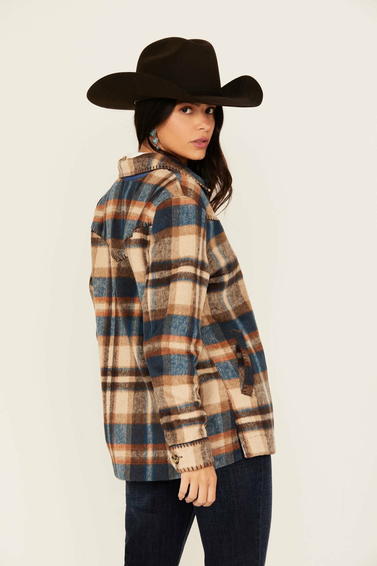 Women Dowlan Plaid Print Shacket | Idyllwind