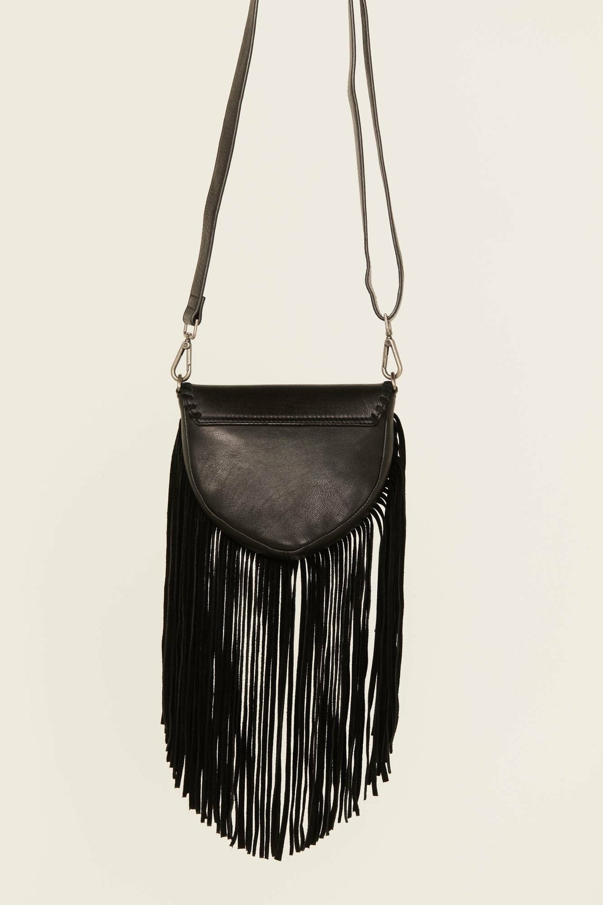 Women Esperanza Longhorn Leather Fringe Crossbody Bag | Idyllwind