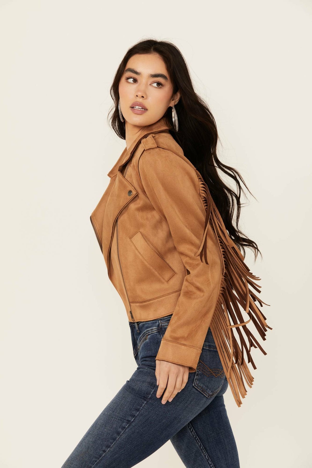 Women Boxcroft Fringe Moto Jacket | Idyllwind