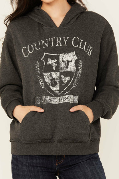 Women Country Club Crest Hoodie | Idyllwind