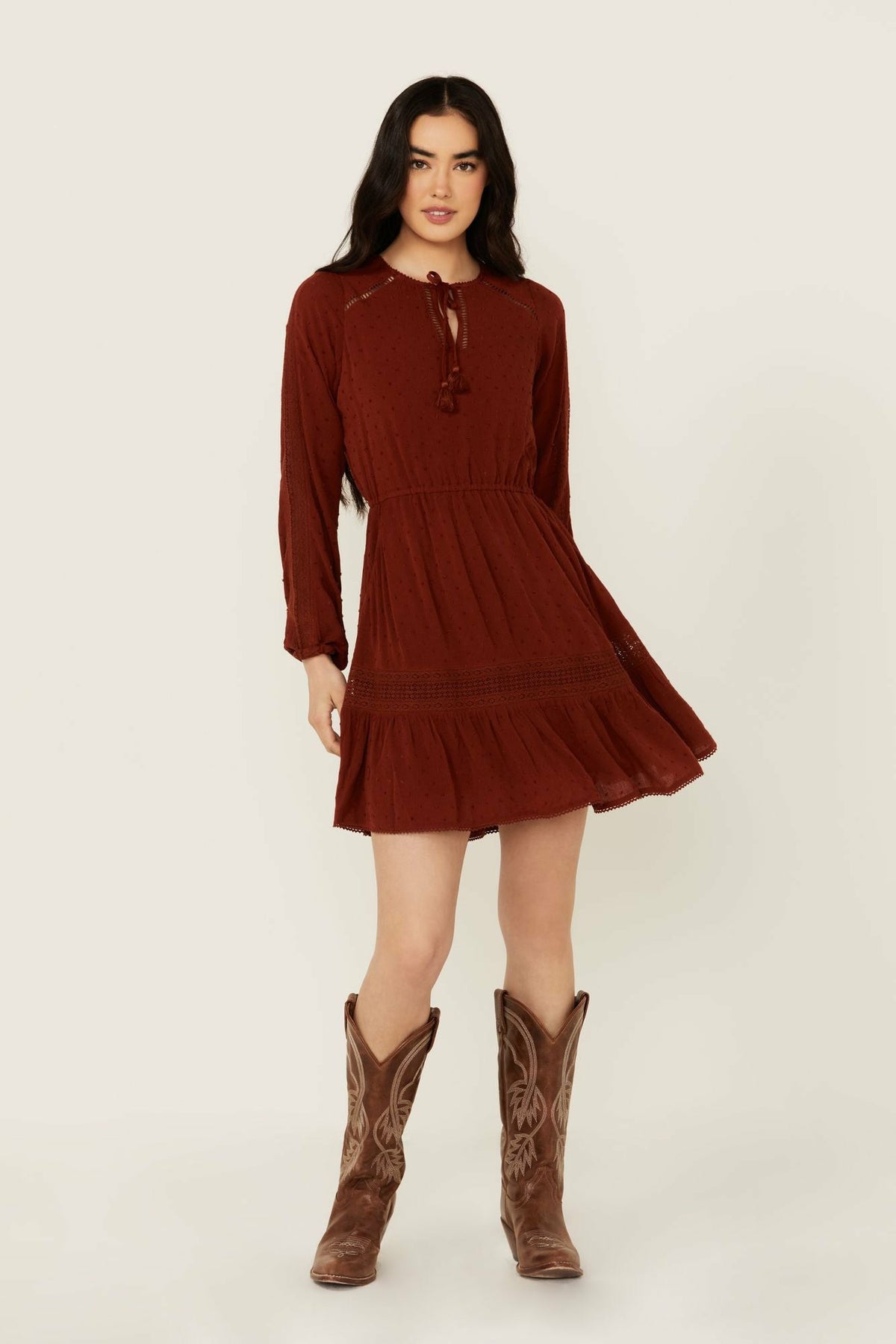 Women Riker Long Sleeve Mini Dress | Idyllwind