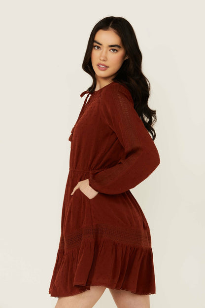 Women Riker Long Sleeve Mini Dress | Idyllwind