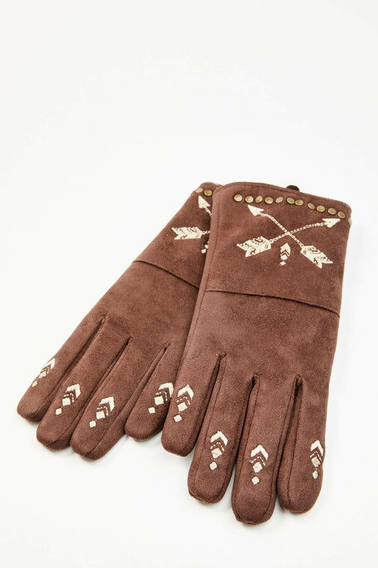 Women Haley Cross Arrow Gloves | Idyllwind