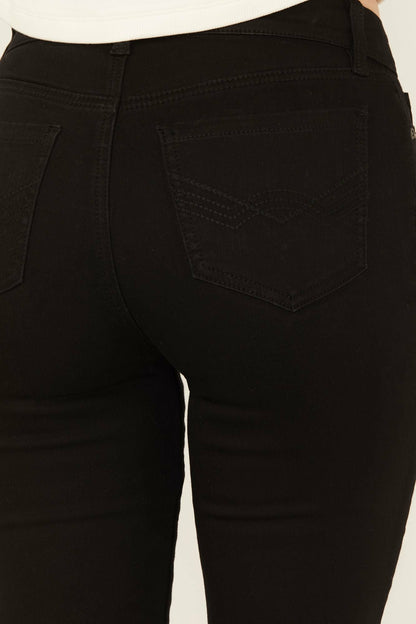 Women Burbank Legend High Rise Studded Bootcut Super Stretch Denim Jeans | Idyllwind