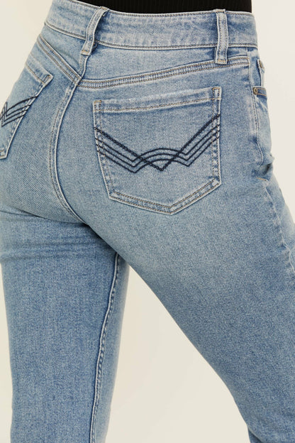 Women Arbor Outlaw High Rise Flare Stretch Denim Jeans | Idyllwind