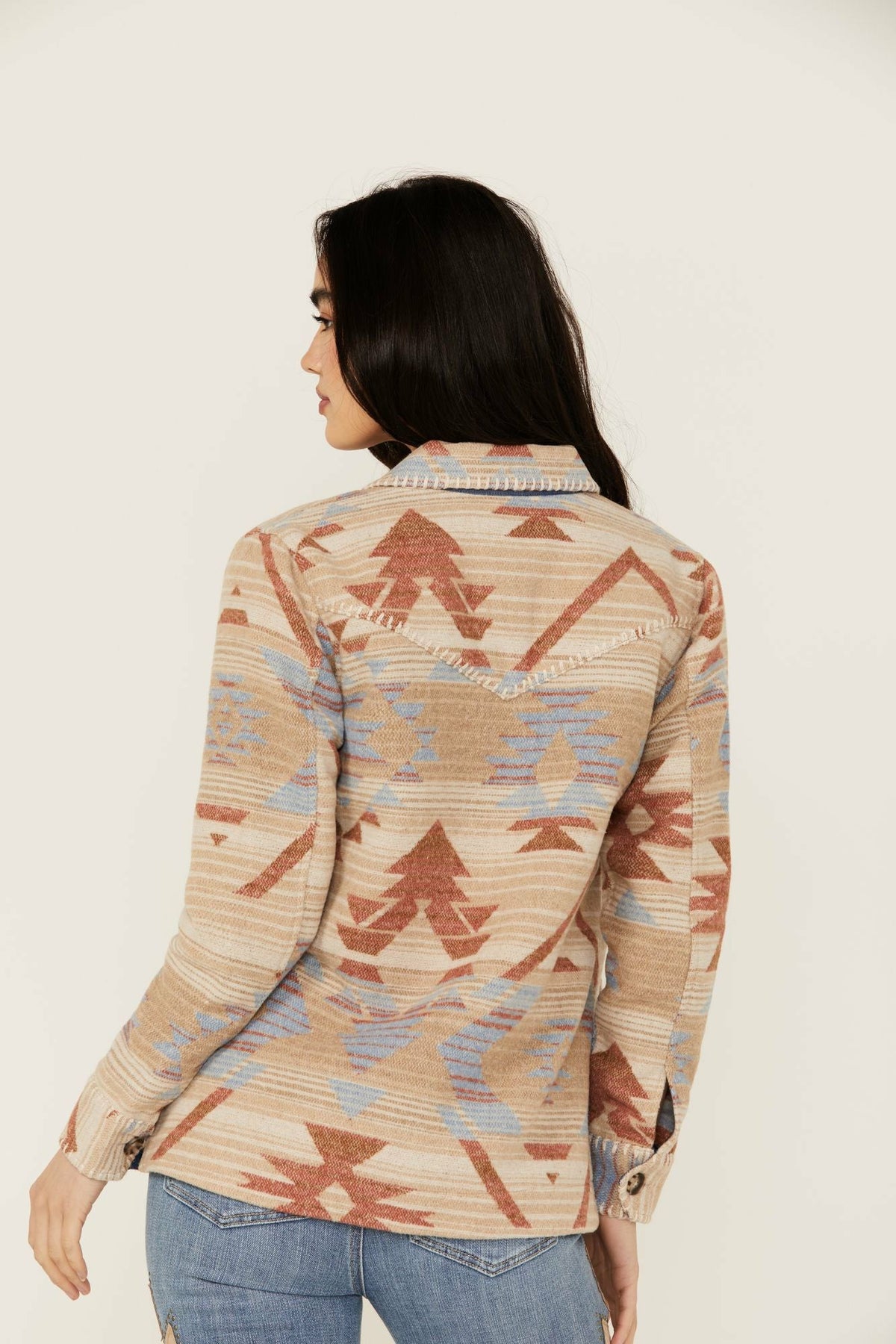 Women Jenry Southwestern Print Oversized Shacket | Idyllwind