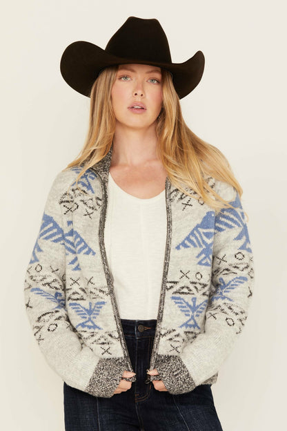 Women Lyle Thunderbird Zip Front Knit Sweater | Idyllwind