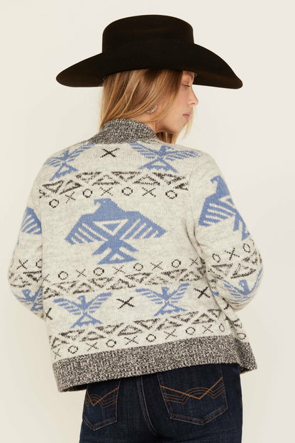 Women Lyle Thunderbird Zip Front Knit Sweater | Idyllwind