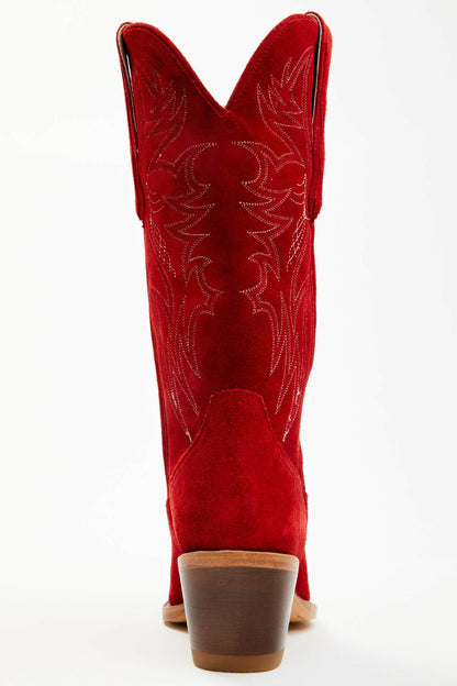 Women Charmed Life Fire Suede Western Boots - Round Toe | Idyllwind