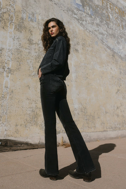 Women Knight Legend High Rise Bootcut Super Stretch Denim Jeans | Idyllwind