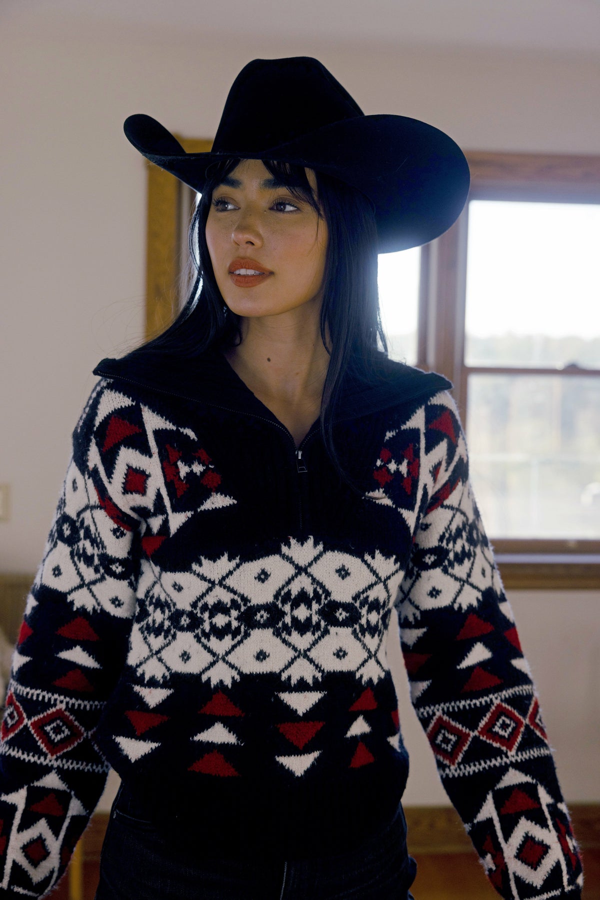 Women Alpine Zip Front Sweater | Idyllwind