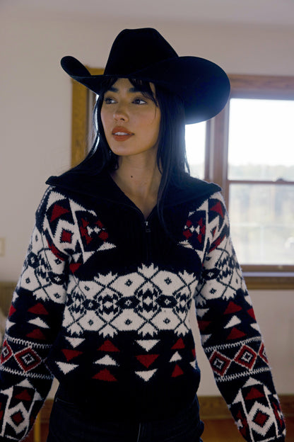 Women Alpine Zip Front Sweater | Idyllwind