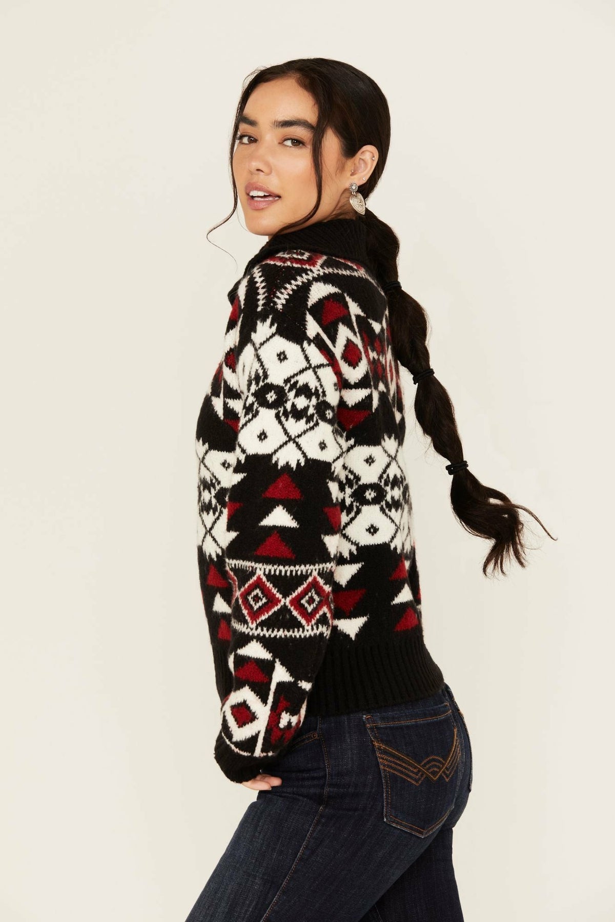 Women Alpine Zip Front Sweater | Idyllwind