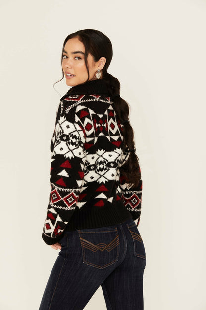 Women Alpine Zip Front Sweater | Idyllwind