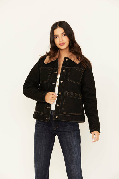Women Easton Reversible Denim Blanket Jacket | Idyllwind