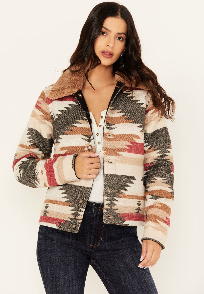 Women Easton Reversible Denim Blanket Jacket | Idyllwind