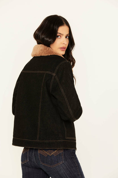 Women Easton Reversible Denim Blanket Jacket | Idyllwind