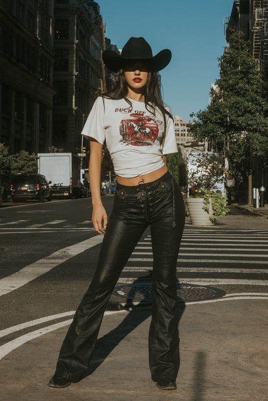 Women Buck Off and Find Out Short Sleeve Graphic Tee | Idyllwind
